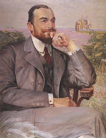 Malczewski, Jacek Portret Ludwika zelenskiego china oil painting image